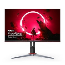 알파스캔 프리미엄 27인치 고화질 LEDLCD 게이밍 모니터 144Hz 시력보호 프리싱크 지싱크 블랙 무결점, 675211