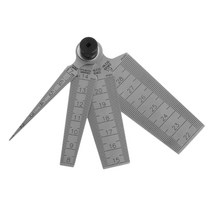 스테인레스 스틸 웨지 게이지 갭 홀 손 측정 목공 도구 0-29mm