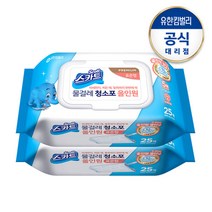 스카트 스카트 물걸레청소포 올인원 표준형 25매 x 2팩