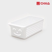 [다이소]키즈바구니1호(화이트)-48947, 1개, 화이트