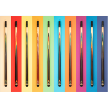 한밭큐 PLUS-10 Colorful Red (HB-12가방포함) 한밭 큐, NO.2828, 우드조인트(선상대+하대) (제작 4~5주)