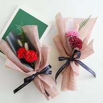 비누카네이션 허니테일꽃다발 [2color], 딥핑크