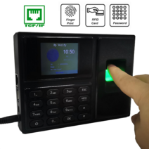 A4 Tcp ip 생체 인식 지문 시간 기록계 출석 직원 전자 손가락 및 카드, english, Eu 플러그