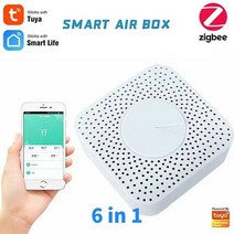 휴대용 복합가스 농도 측정기 VOC 공기질 산소농도 측정기 검지기 wifi 스마트 공기, 지그비 6 in 1