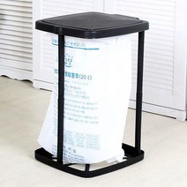 토탈하우스 심플 쓰레기봉투거치대 쓰레기봉투걸이 펼침이 분리수거함 6034