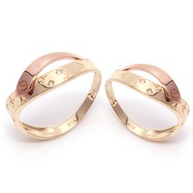 18K 반지 유니크 큐빅링 커플링 NAC9393 커플링