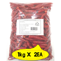 베트남 냉동고추 1kg 냉동 생고추 땡초 새눈고추 1kg X 2개