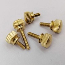 10 pcs m3 m4 m5 m6 m8 손으로 조인 황동 널링 나사 구리 검퓨터 지지대 트위스트 볼트 나사 철물 부품, 16mm