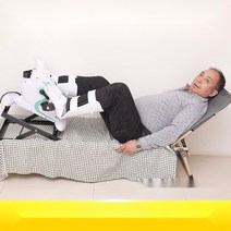 누워서하는 실내자전거 좌식자전거 어르신 노인 재활 운동기구 미니 요술 바이크, 전동모델 + 베이스 + 보호장구 x2