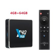 UGOOS X4Q PRO Plus DDR4 4GB 32GB/64GB Amlogic S905X4 안드로이드 11 스마트 TV 박스 BT5.0 1000M LAN 셋톱 4K 미디어 플레, [02] Eu 플매트 카펫 러그, [02] X4Q Plus 4GB 64GB