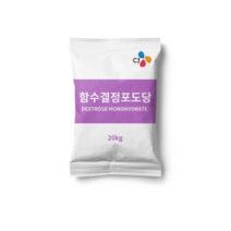 CJ 함수결정포도당 대용량 20KG 중국산 각종 원료