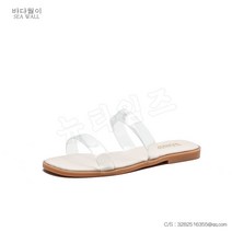 여름샌들 겉에 플랫 슬리퍼를 신다. 뉴타임즈 A10 M038T859