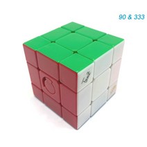 큐브 마그네틱 자석 선수용 고급형TomZ 3x3x3 Constrained Magic Cube 하이브리드 캘빈의 Twisty Puzzle B, 01 90 333 Hybrid