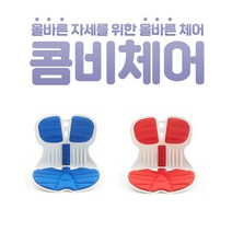 콤비체어 슬림 바른자세 척추 교정 허리 디스크 좌식 등받이 기능성, 콤비체어(그레이)