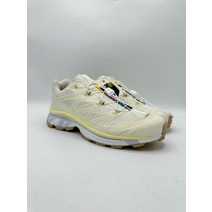 살로몬xt-6 Size 9.5 - Salomon XT-6 Vanilla Ice Yellow Iris Arctic Ice White Ivory Cream