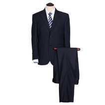 남자 출근룩 하객룩 네이비 춘추 정장 춘추복 졸업식