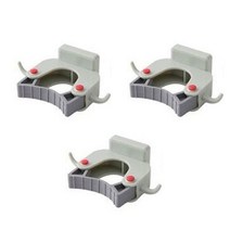 벽걸이 욕실 청소도구정리 밀대 걸이 3p세트, 그린 3p세트