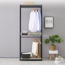 틸란드 철제드레스장 801 2단선반 행거장 옷장추천, 애쉬