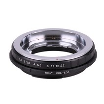 카메라 금속 변환기 DKL-EOS Retina Voigtlander DKL 렌즈 EF 마운트 캐논 500D, 한개옵션0