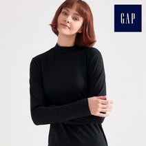갭 갭 터틀넥 언더셔츠 블랙 GPWTS1O09T