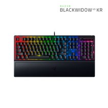 RAZER BlackWidow V3 KR 블랙위도우 V3 기계식 게이밍 키보드 (한글 녹축 유선)