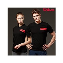 윌슨 반팔 라운드티셔츠 5287U BLACK (남녀공용)