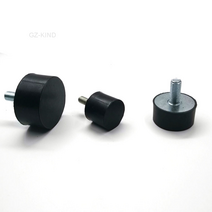 방진고무패드 고무발 스프링 진동 방지 1pcs M3 M4 M5 M6 고무 지점 8/10/15/20/25mm 금속 방진 코일 절연