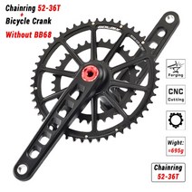 자전거크랭크 자전거부품 GOLDIX 초경량 로드 바이크 크랭크셋 5034T/5236T/5339T GXP 체인링 165/170/172.5/175mm 길이 자전거 크랭크, [01] 165mm, [04] Crank 5236T