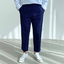 간빠레 남자 9부 밴딩 린넨 와이드 팬츠 밴딩바지