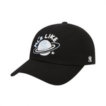 LIKE 플래닛 언스트럭쳐 볼캡 NY (BLACK)