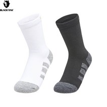 블랙야크 공용 울 쿨맥스 미드컷 양말 쿨맥스울미드삭스 2BYSCX3911, BK(블랙), 24