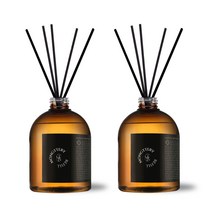 [1+1] 몽때리 실속형 디퓨저 대용량 실내 방향제 디퓨져 300ml 2개, 화이트머스크