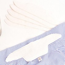 셔츠 카라 오염 방지 패드 방지패치 셔츠깃 목때 흰셔츠 땀 얼룩 땀흡수패드 누런때 오염방지 땀흡수 변색, 화이트10p