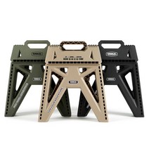 앙칼 캠핑 스툴 폴딩 의자 휴대용 초경량 접의식 의자, Sand beige, 1개