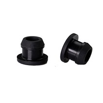 2.5mm-14mm T 형 플러그 커버 스냅 온 가스켓 블랭킹 엔드 씰 스톱퍼 블랙 솔리드 실리콘 고무 캡, 09 A 6.5mm_01 Black_03 5pcs