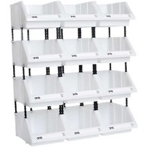 수납함 재고실사 연구실 보관함 정리함 창고 재고조사, TZY-03블랙(12개조)