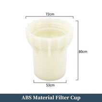 1/2 "3/4" 1 "정원 급수 관개 필터 양식 물고기 탱크 물 펌프 자동차 세척 가정용 물 파이프 스트레이너, 100Mesh, 08 ABS Filter Cup