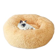 강아지집 댕냥이 도넛방석, 살구