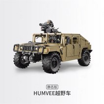 레고호환 CaDa 테크닉 카다 C61036 험비 군용 파워펑션, 허머 스틸 [1380 입자] 30.9X16.7X11.9