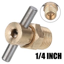 배관자재 체크밸브 1개 직경 12mm 교체 부품 14 인치 NPT 황동 드레인 밸브 공기 압축기 용, 한개옵션0
