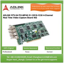 캡쳐보드 ADLINK 실시간 비디오 캡처 보드 RTV-24 PCI-MP4S 51-12519-1C30 4 채널 402, [01] 97
