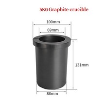 주얼리가공 폴리싱 크레스탈블레싱 링게이지 그릴즈주얼리 제련용 금속 주조 컵 1-4KG 고순도 흑연 도가니, 04 G.GM.500A 0.5KG