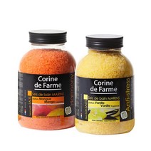 코린드팜 배스솔트 1+1 세트, 망고, 라벤더