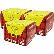 kalita 웨이브 시리즈 kwf-155 22211 커피 필터 흰색 1-2인 50매 드립백필터 커피종이필터 커피거름종이 일본정품, 24명, 단품, 커피 필터 50개 x 3