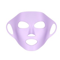 페이스벤드 실리콘 페이스 마스크 커버 재사용 가능한 보습 리프팅 주름 방지 V 모양 퍼밍 젤 시트 귀, 03 black