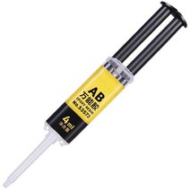 파손유리복구액 4ml 범용 에폭시 수지 ab 접착제 2 분 경화 슈퍼 액체 강한 접착제 수리 가정용 금속 세라믹 나무 플라스틱, 없음
