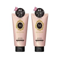 【묶음 구매】MACHERIE (마쉐리) 모이스처 트리트먼트 (촉촉하게 정리됨) 세트 180gx2개 180그램 (x2), 01.촉촉하게 정리되다