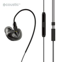 에쿠스틱 EQ-100 유니버셜 커스텀 이어폰, 화이트, 에쿠스틱이어폰eq-100