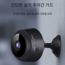 초소형 감시카메라 CCTV 충전식 가정용 와이파이, Q1 (플러그인 WIFI+음성) 메모리 카드