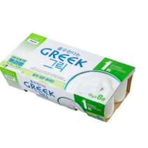 풀무원다논 그릭 요거트 달지않은 플레인, 8개, 95g